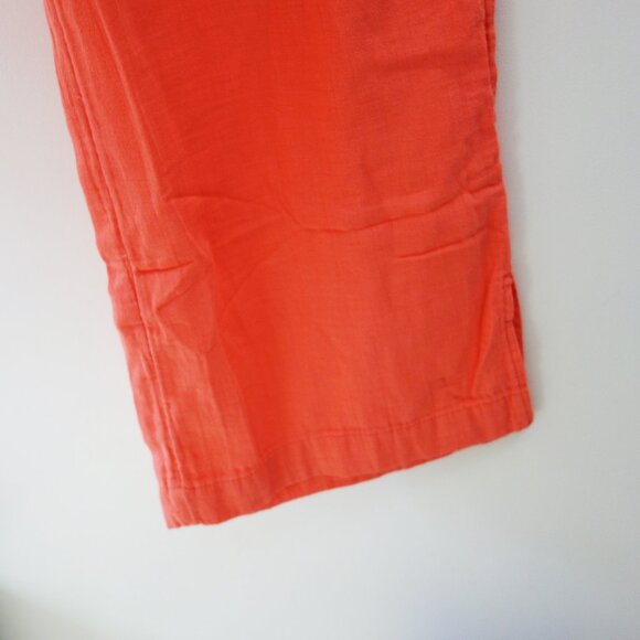 Old Navy High-Waisted Crinkle Gauze Super Wide-Leg Pants in Coral (M) NWT! - Picture 9 of 13
